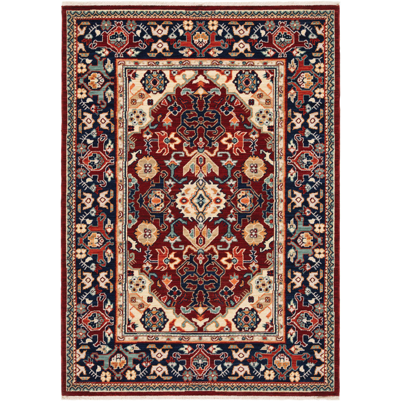 Oaklynn Performance Oriental Indoor Rug, Rectangle 5'3" x 7'6"