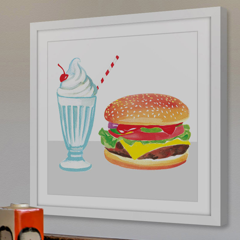 Molly Rosner - Single Picture Frame Painting, 41 cm H x 41 cm W x 3.81 cm D