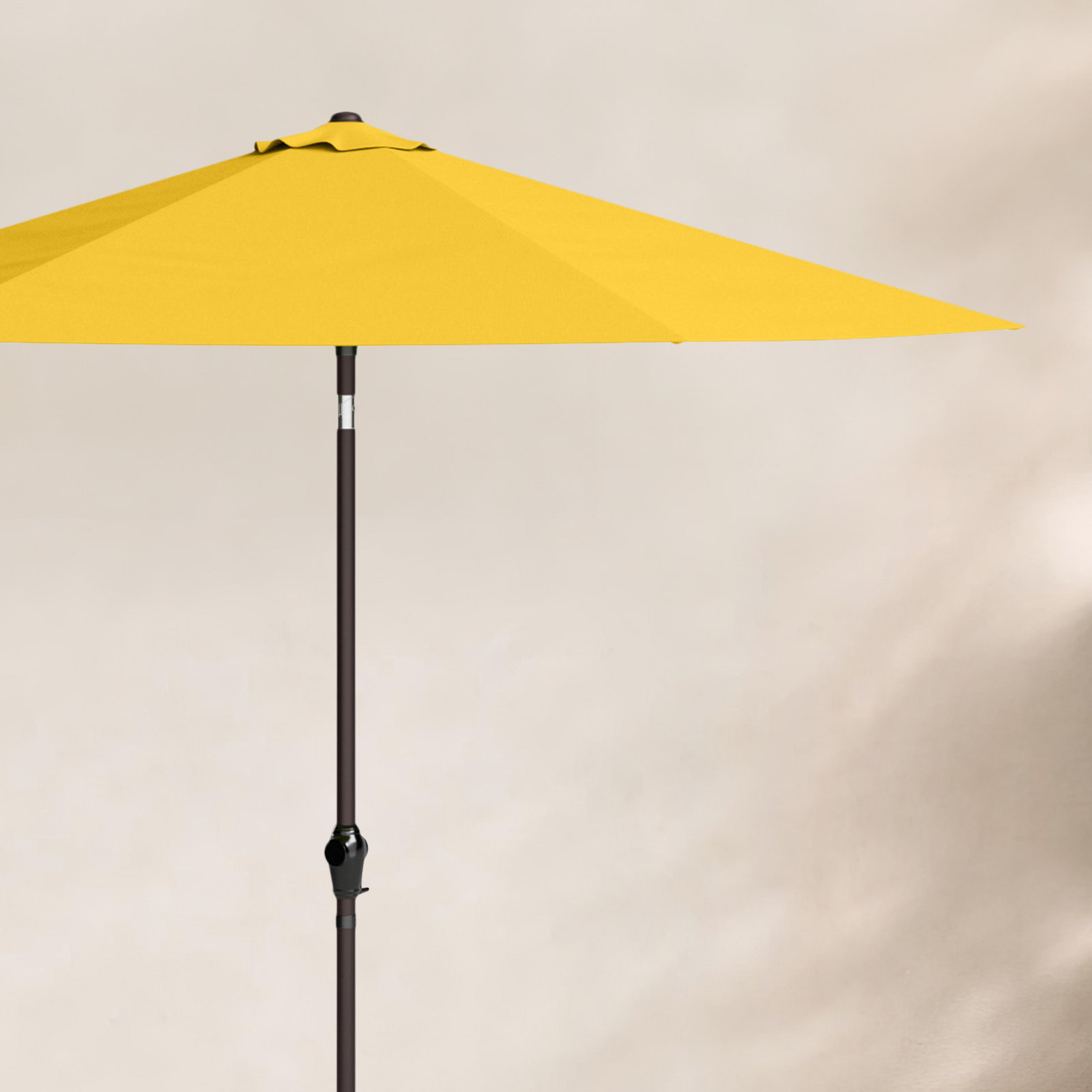 Astraea 9' Umbrella, Yellow - Polyester