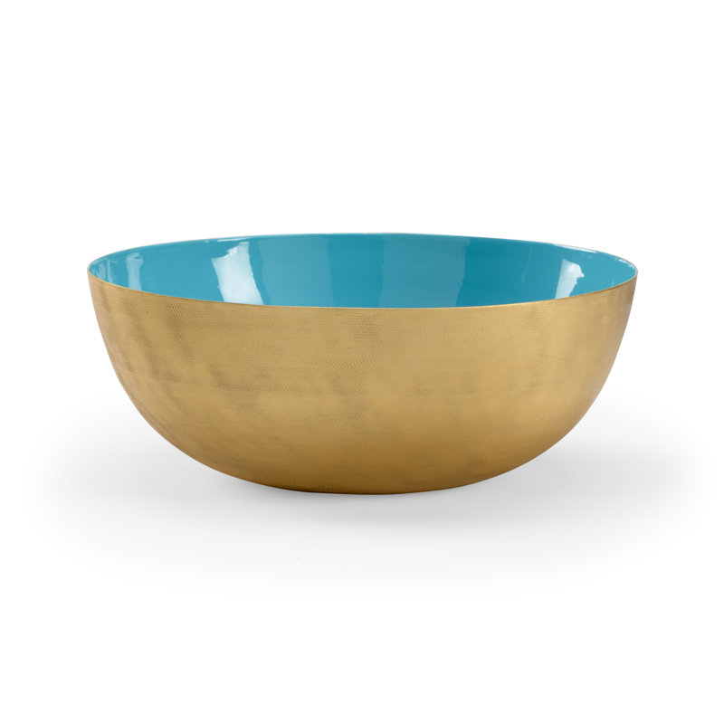 Caribbean Decorative Bowl, 6.25" H x 16" W x 16" D