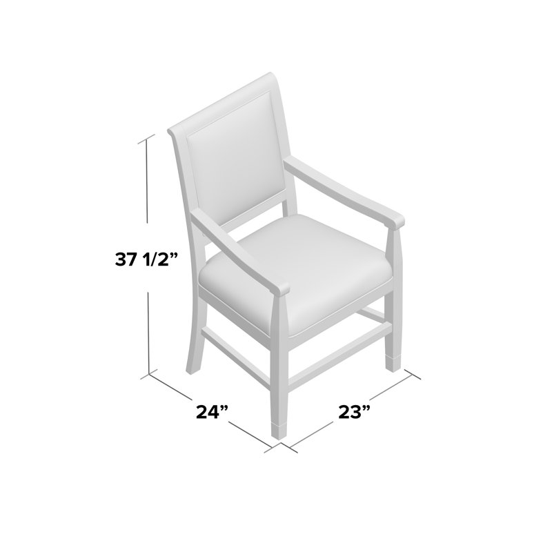 Chatham Upholstered Arm Chair, Bark (8789 06), Espresso