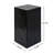 Black Wood-Look End Table, 28.16" Size, Indoor Outdoor Function, Modern Style Addition Shape, Dimension, Construction, Suitable For Large Living Spaces-1281137673-1281137672