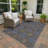 Machine Washable Indoor/Outdoor Chantille ACN2410 Global Rug-445600599