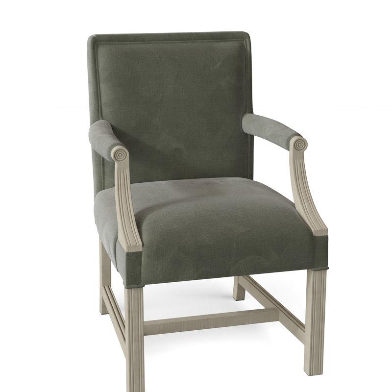 Warwick Upholstered Arm Chair, 9953 Willow, Montego Bay