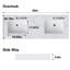 Ensemble de meuble-lavabo mural moderne 60 po avec dessus en pierre artificielle Lumino, 60 po Lumino, 6 tiroirs à fermeture en douceur Lumino-467355740