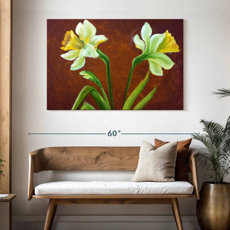 Peinture Harnek Narcissus, H 32 po x l 48 po