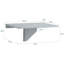 Winding 60cm Rectangular Bar Top Riser-88802750