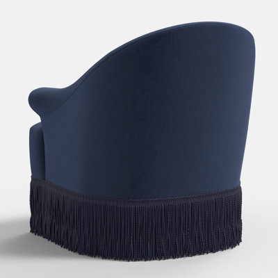 Marie Velvet Swivel Chair