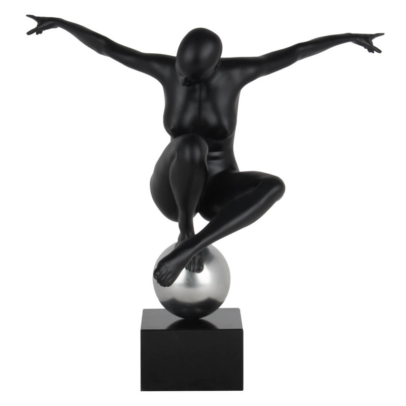 Ayahna Sculpture ‘Core of Concentration’, Black