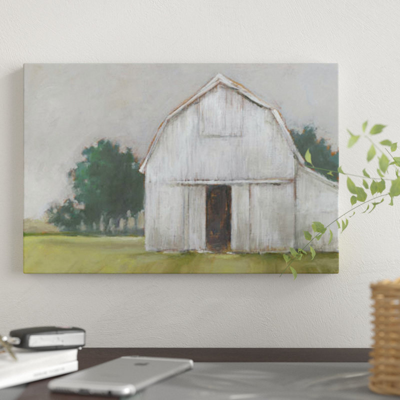 « rustique barnyard ii », impression sur toile, H 12 po x l 18 po x P 1,5 po, Toile tendue, Pas de tapis