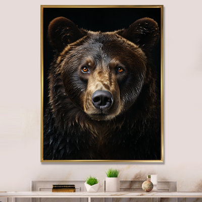 Latiana " Bear Majestic Selfy I " by Designart