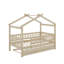 Lit simple en bois avec lit gigogne-2080925543-2080925538