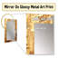 «Vintage Gold Togetherness I», peinture abstraite grand miroir mural, miroir décoratif moderne, impression d'art en métal-343366260