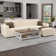 Stretchy Slipcover for Chaise Sectional - Easy to Clean & Durable - Microfibra Collection (Right Chaise) 