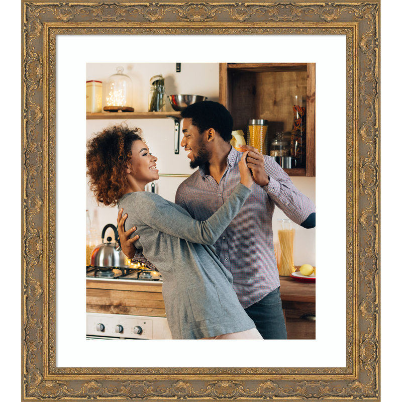 Cadre photo filigrane, Filigrane doré, 20 x 24 emmêlés à 16 x 20