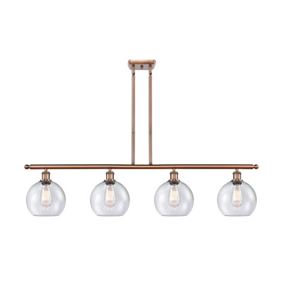 Luminaire suspendu linéaire à 4 lumières pour îlot de cuisine Gillihan