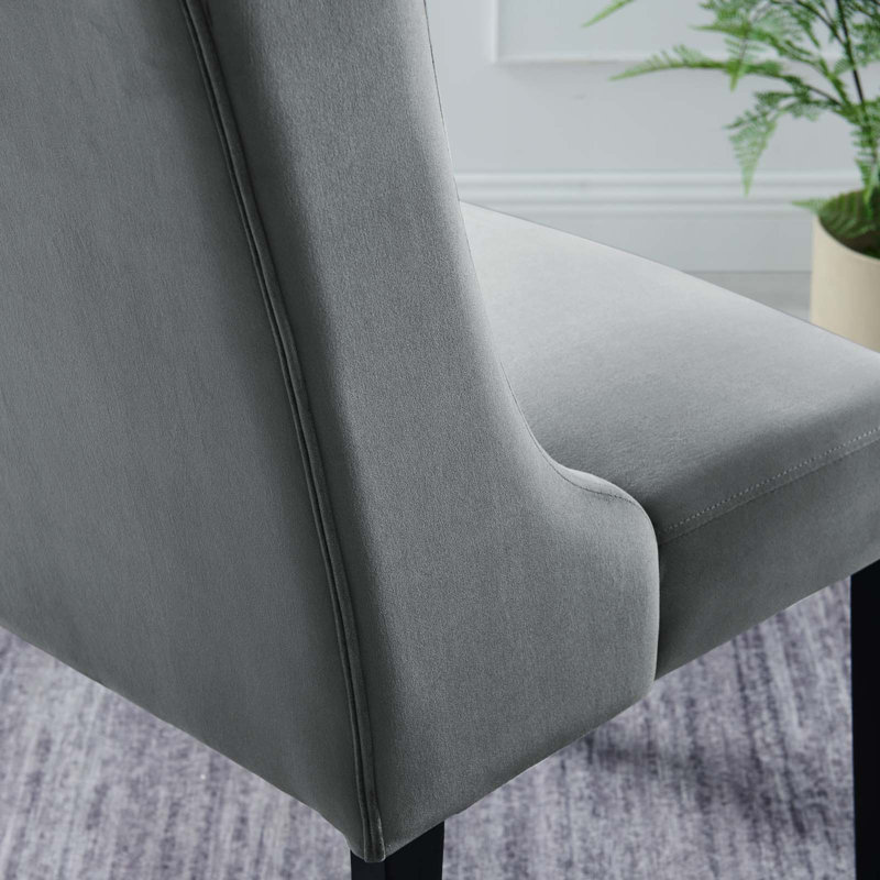 Chaises de salle à manger Baronet Performance - ensemble de 2 par Modway, gris