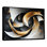 Impression sur toile Fractal Waves Of Dark Golden Galaxy III - Abstract Modern Waves