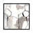 Toile avec cadre noir
