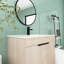 Meuble-lavabo sur pied simple 36 po avec plateau en céramique Zohrah-1761654007