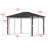 10 Ft. W x 12 Ft. D Aluminum Patio Gazebo