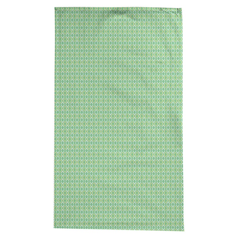 Nappe arrow losanges Leffel, Vert / Jaune
