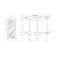 Porte intérieure pré-suspendue en bois manufacturé et en verre Smart Pro 4 Lite DIY-Friednly-91481288-91481282
