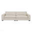 Canapé Mid-Century moderne rembourré beige