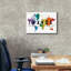 «Travel is the Only chose You Buy» par Cindy Jacobs, art mural sur toile-11749599