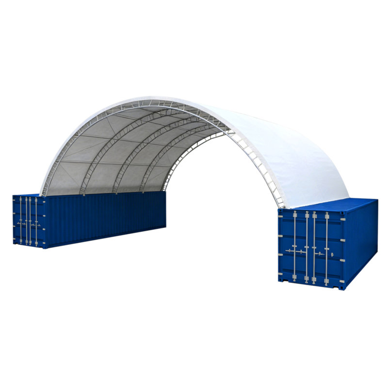 40Ftx40ft Double Frame Tarpaulin Tent Warehouse Shed (Excluding Containers)