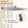 3 Functions 12 Inch Wall Mount Thermostatic Shower System with 6 Body Jets