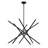 12 Light Brushed Nickel Large Chandelier-1954921591