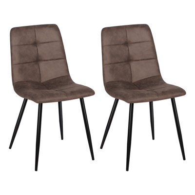 49cm H Upholstered Metal Upholstered Back Side Chair