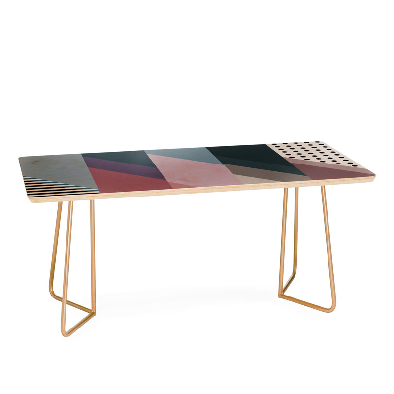 Solid Wood Top Coffee Table