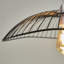 9cm H Metal Novelty Pendant Shade ( Spider ) in Black