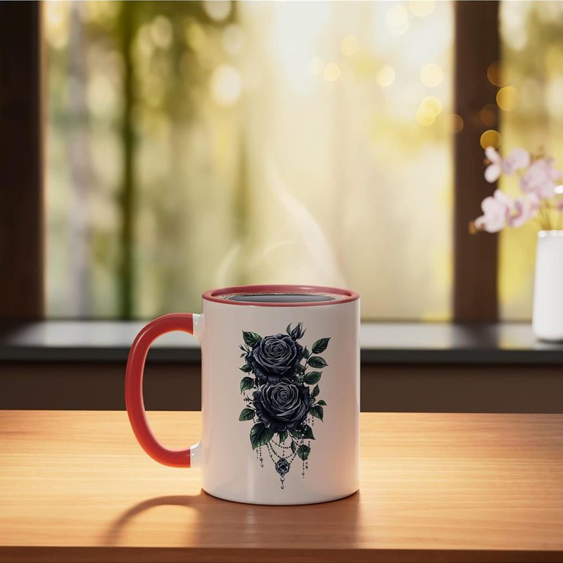 Ceramic Coffee Mug, Red