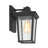 Gerry 1-Light Black Seeded Glass Outdoor Wall Sconce for Wet Location-762495871