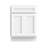24'' Single Bathroom Vanity Base Only-92689579