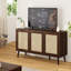 Buffet buffet avec 3 portes en rotin-21562520-1864140