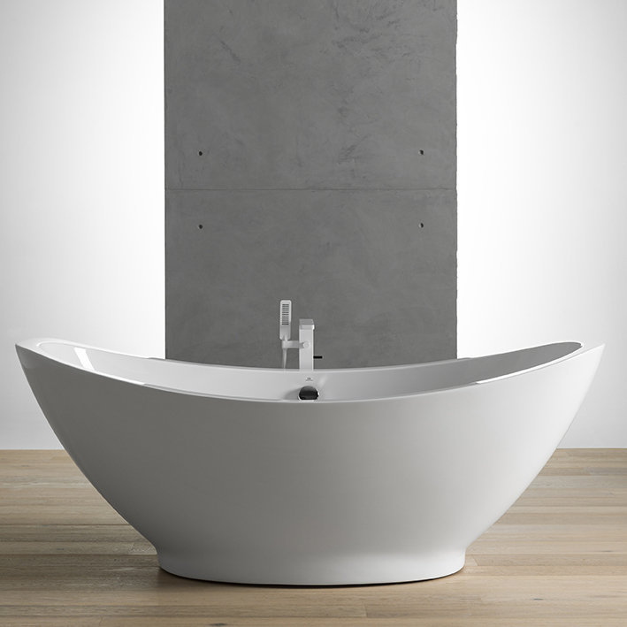 Koan 64.94'' L Freestanding Soaking Bathtub