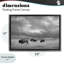 Cadre flottant Bisons sous un ciel d'automne, design par Steve Toole-1000296905-1000296904