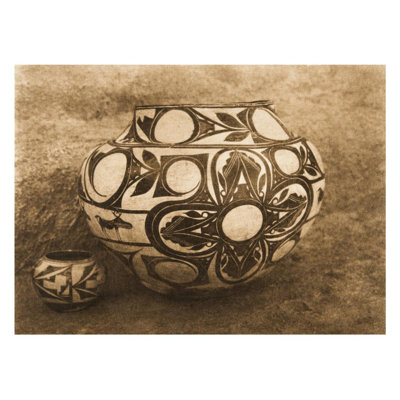 Laguna Water-jar (The North American Indian v. 16. Norwood MA The Plimpton Press) par Edward Sheriff Curtis - Estampe numérique