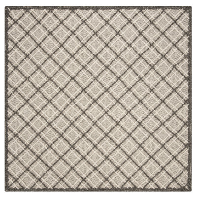 Saranac Trace Hand Tufted Wool Geometric Rug