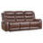 Putnam Brown Reclining Sofa With Drop Down Table