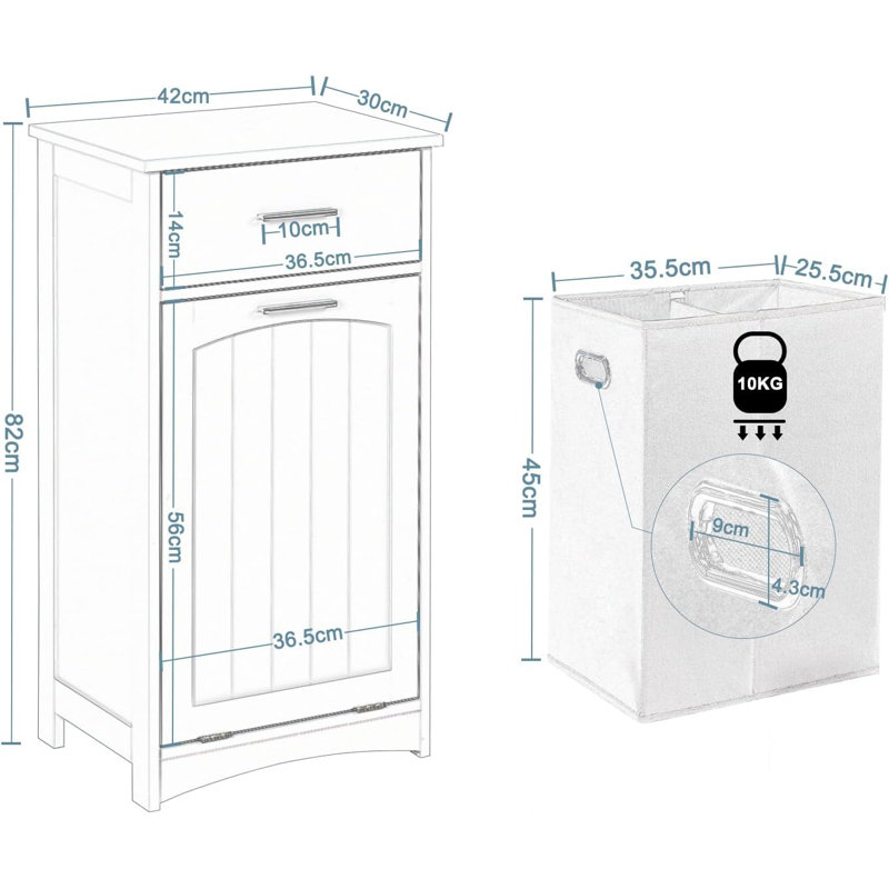 Areli Freestanding Bathroom Cabinet