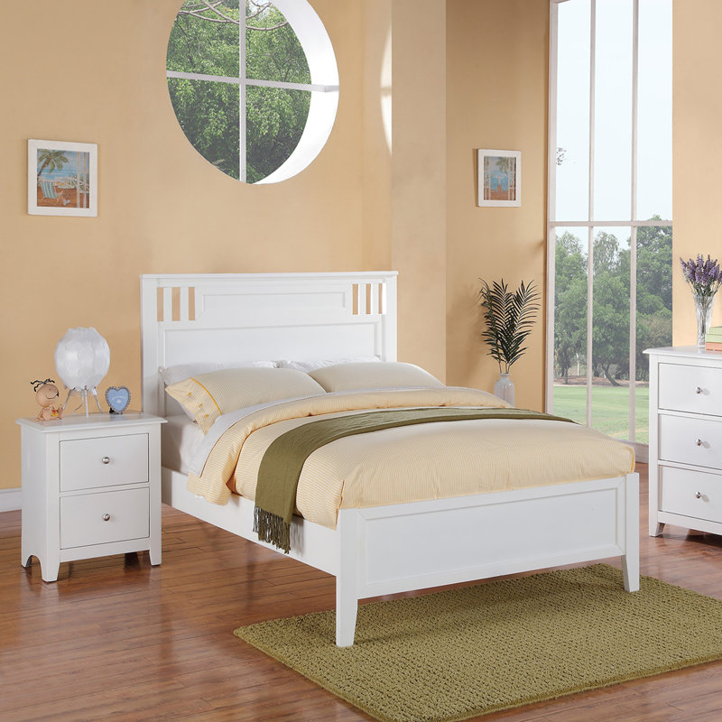 Mobilier de chambre à coucher moderne 1pc, Complète, Blanc