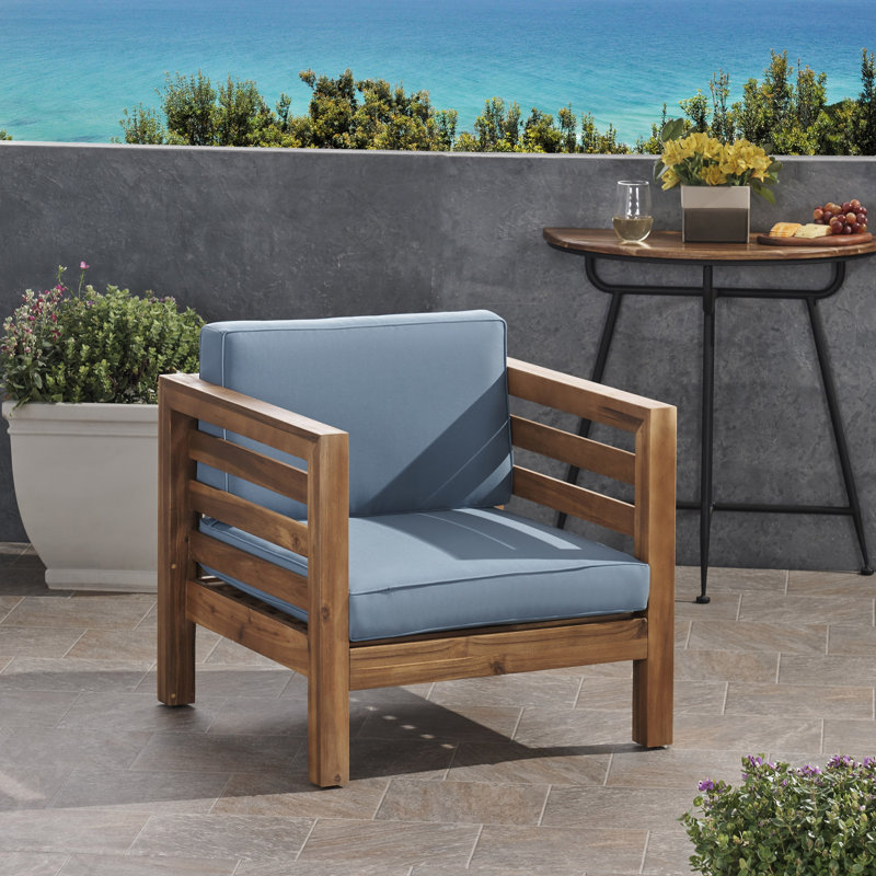 Chaise club Oana, Blue