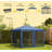 Height Adjustable Pop Up Canopy Tent,Instant Gazebo,Screen House Room With Carry Bag-123313160-123313158