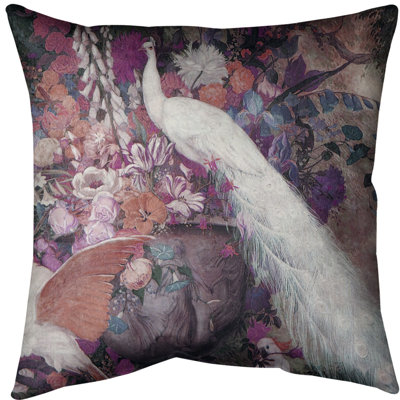 Coussin peacock
