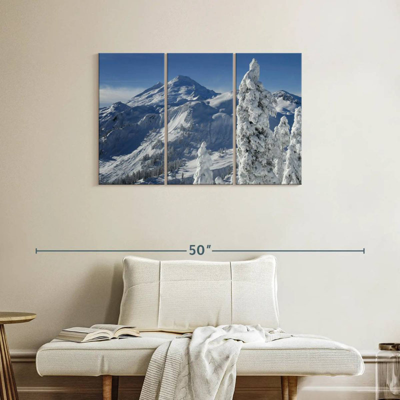 Alvord Snowy Mount Baker, H 24 po x l 38 po